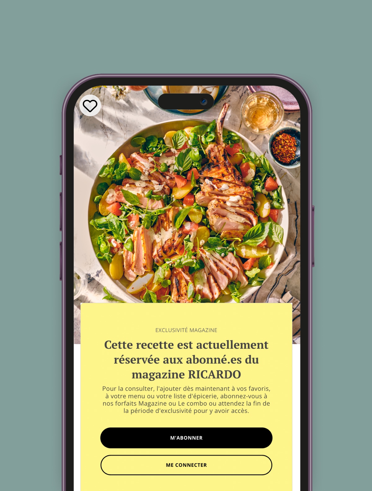 L'accès aux recettes exclusives du magazine « Rendez-vous dehors! »