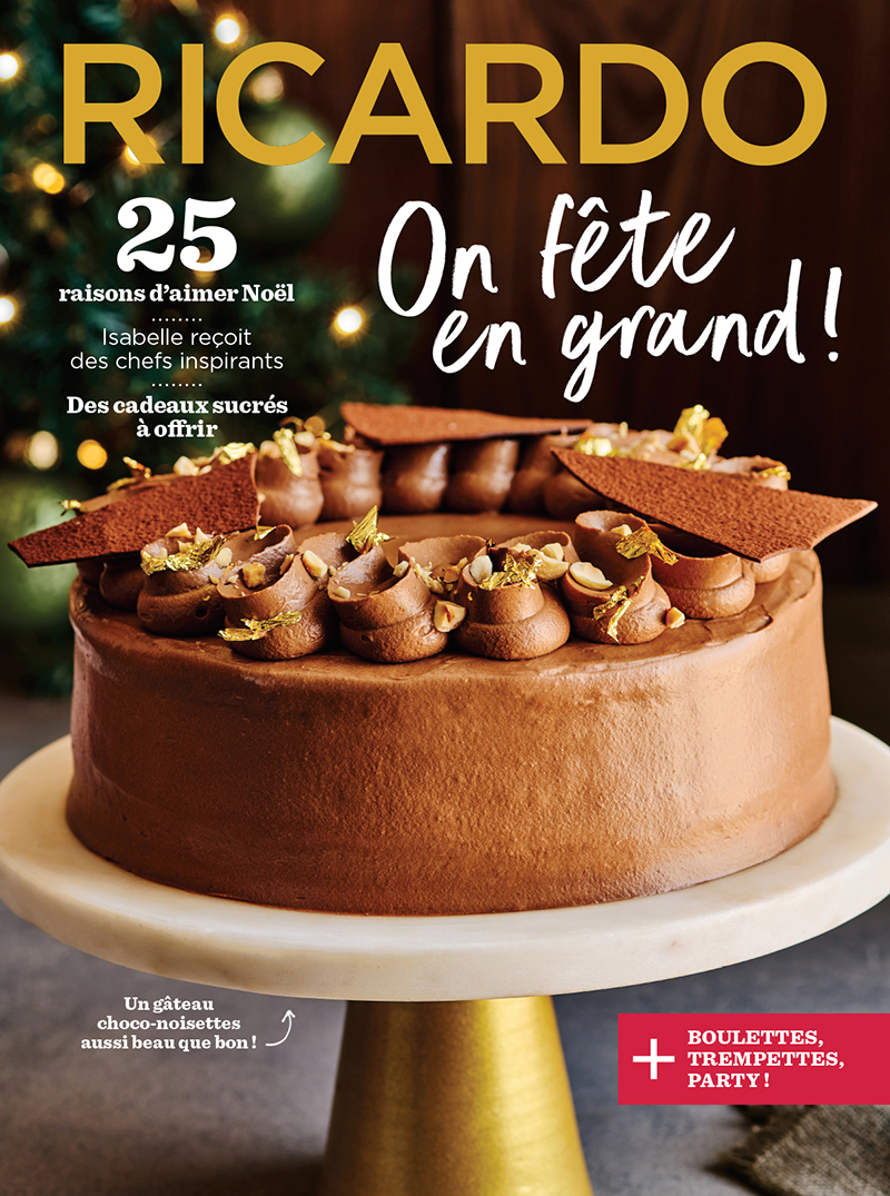 L'accès aux recettes exclusives du magazine « On fête en grand! »