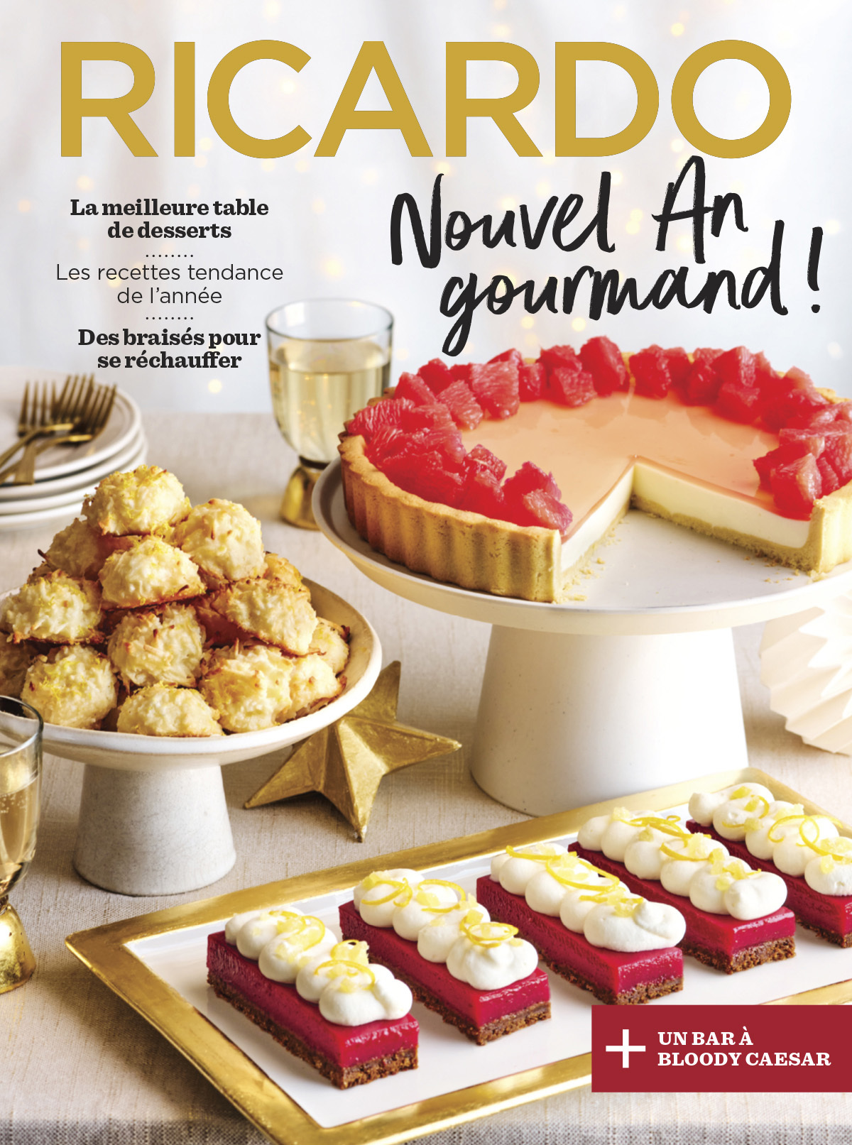 L'accès aux recettes exclusives du magazine « Nouvel An gourmand! »