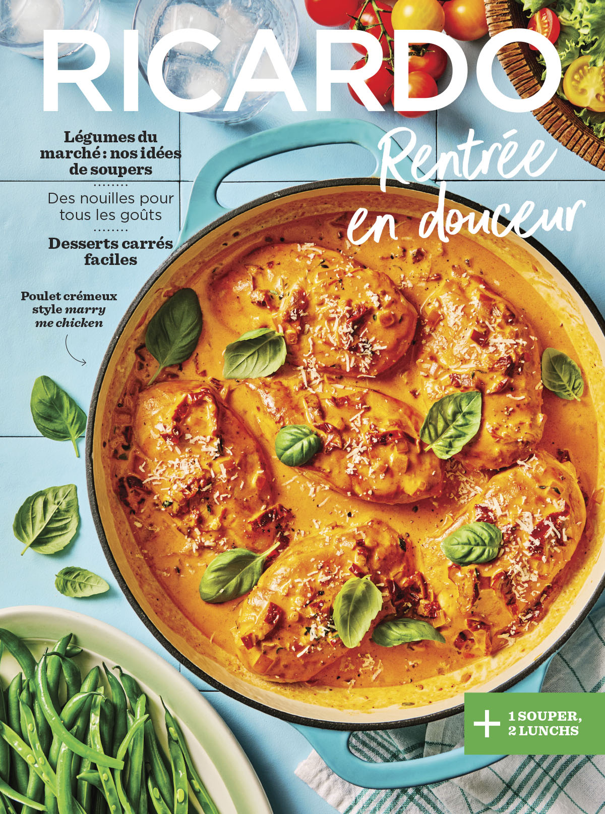 L'accès aux recettes exclusives du magazine « Rentrée en douceur »
